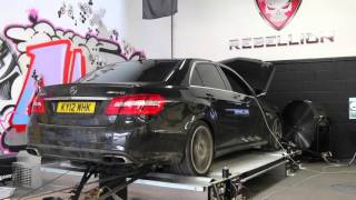 Mercedes E63 AMG Bi-turbo (2012) De-Cat & Stage 2 Dyno Run