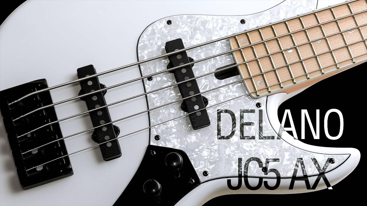 Delano JC 5 AX Active Jazz Bass Split Coil - Best Bass Gear