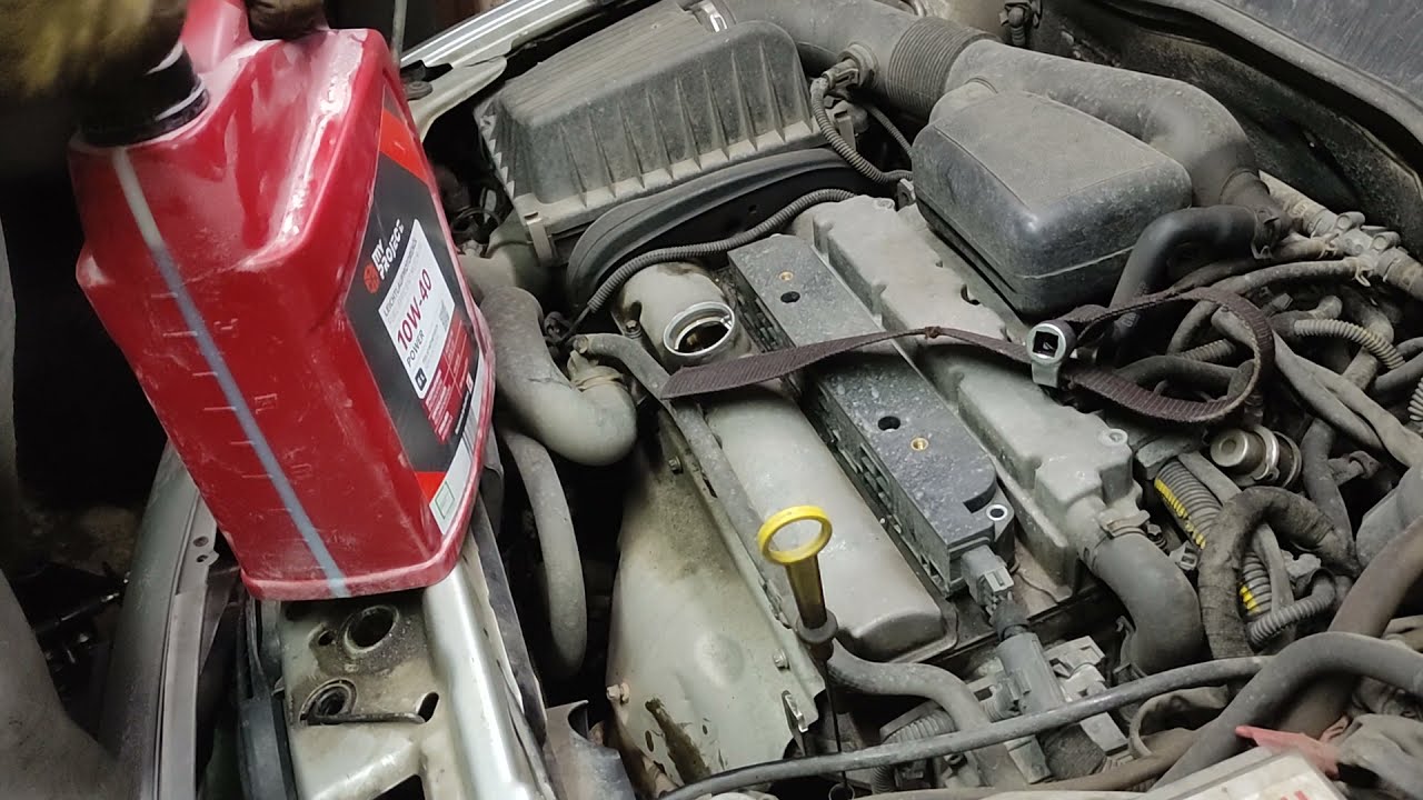Astra G oil change 1.4 16v YouTube