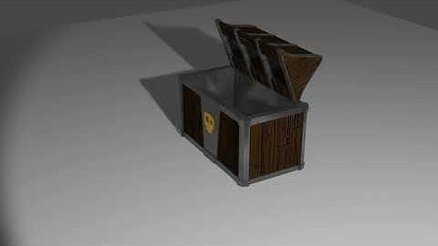 Blender Treasure Chest Animation