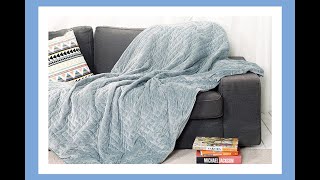 Save over 50 percent on this cozy weighted blanket