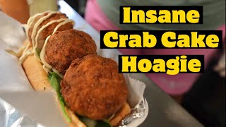 INSANE CRAB CAKE HOAGIE & JERK SALMON CHEESESTEAK | Signatures Soul and Sea will FEED YOU!