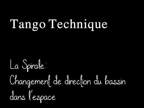 Changement de direction du bassin dans l’espace