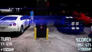 KC2K13 Viper GTS TT +1000hp and T1 GTR 1000hp messing around