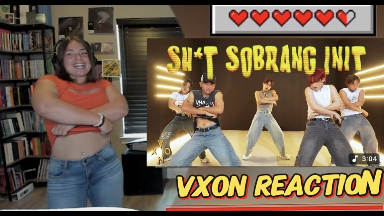 (АААА!!)VXON 'shit sobrang init' Видео танцевальной практики|РЕАКЦИЯ