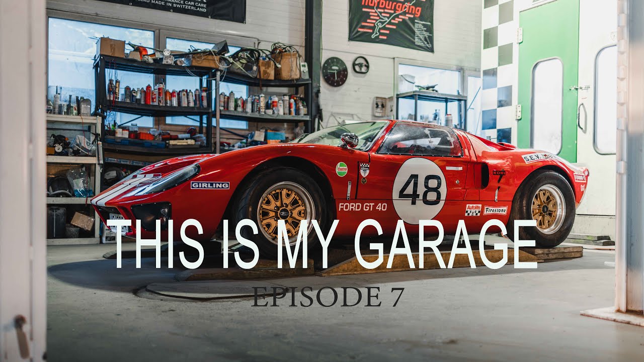 FORD GT 40, FERRARI TESTAROSSA, PORSCHE 911 930- EPISODE 7 - THIS IS MY GARAGE - Canon eos R video