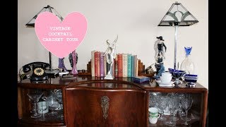 Vintage Cocktail Cabinet Tour