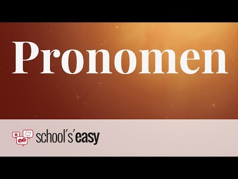 Pronomen - Fürwörter