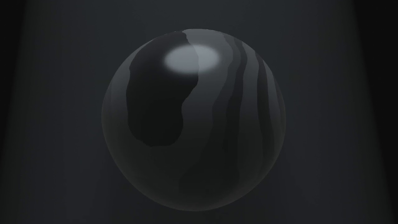 paint it black audio reactive animation