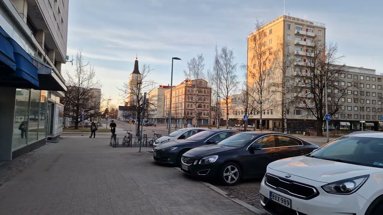 Half an hour walk in Oulu, Finland on  May 18, 2024