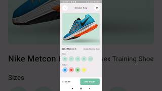 Sneakers shop app in flutter #shorts #flutter #flutterui #coder #flutterdeveloper #shrots #html