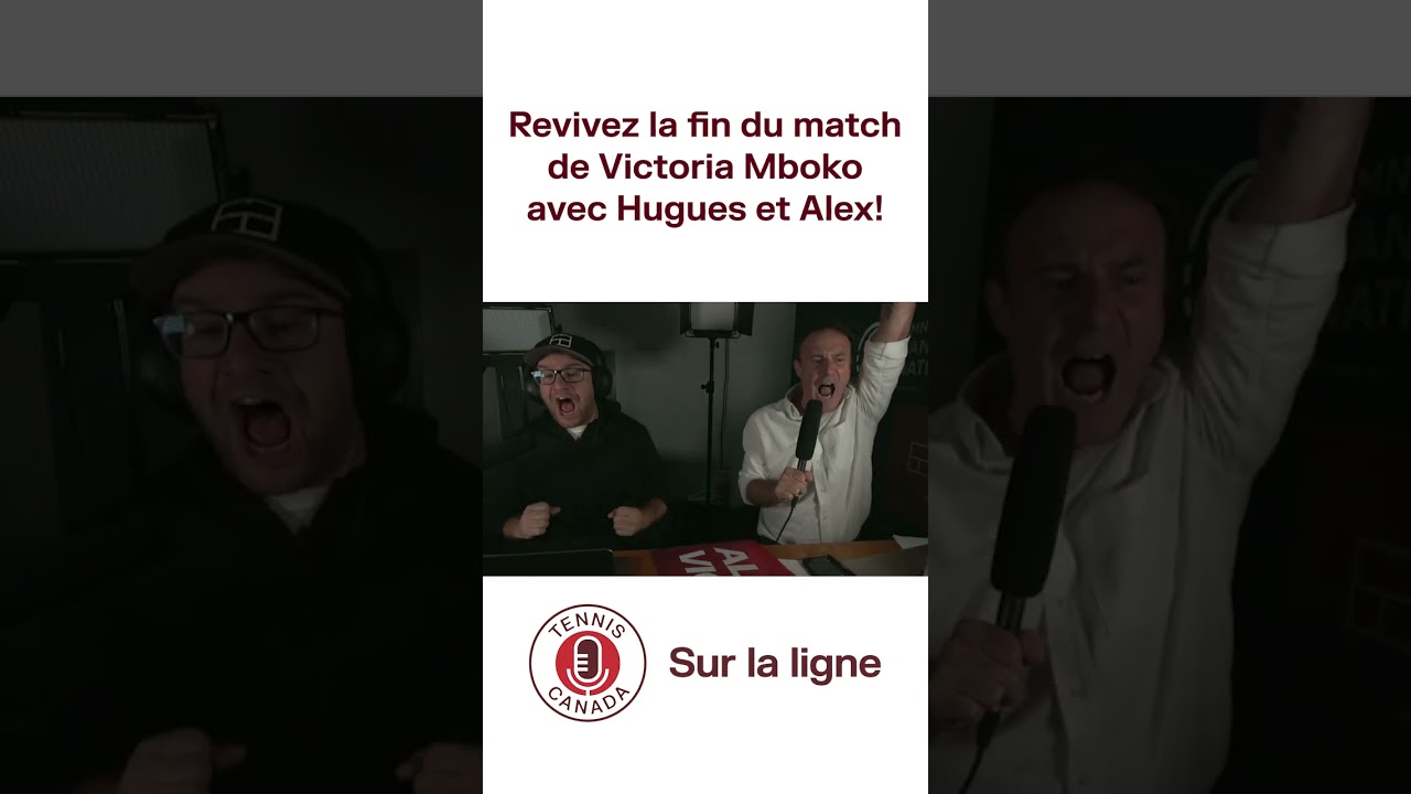 Revivez les derniers moments du match de Victoria Mboko face à Rybakina