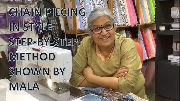 How to Chain Piece In Patchwork