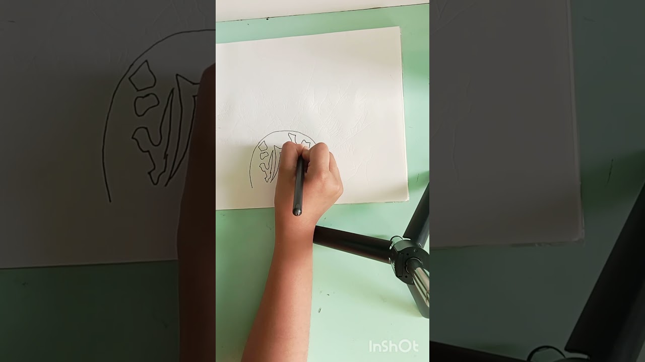 Drawing of Nine Pillars of Hasirama  DEMON SLAYER 