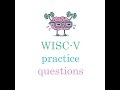 Practice book for the wiscv test
