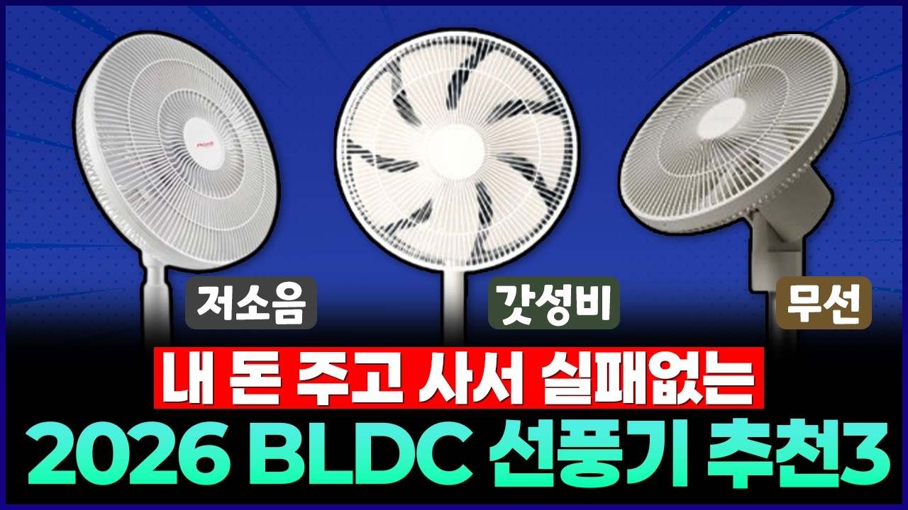 2026년 BLDC 선풍기, 고민 없이 딱 이 3가지만 보세요 (가성비·무선·프리미엄) | 르젠 BLDC 선풍기 | 신일 BLDC 선풍기 | 루매나 무선BLDC
