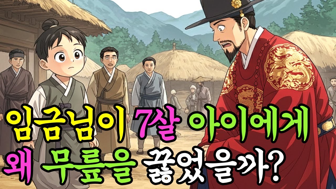 임금님이 7살 아이에게 왜 무릎을 꿇었을까?  -  야담 | 민담 | 설화 | 야화 | 전설 | 오디오북 | 숙향야담