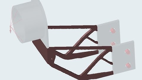 Topology Optimzation for TV bracket using Altair Inspire 2019