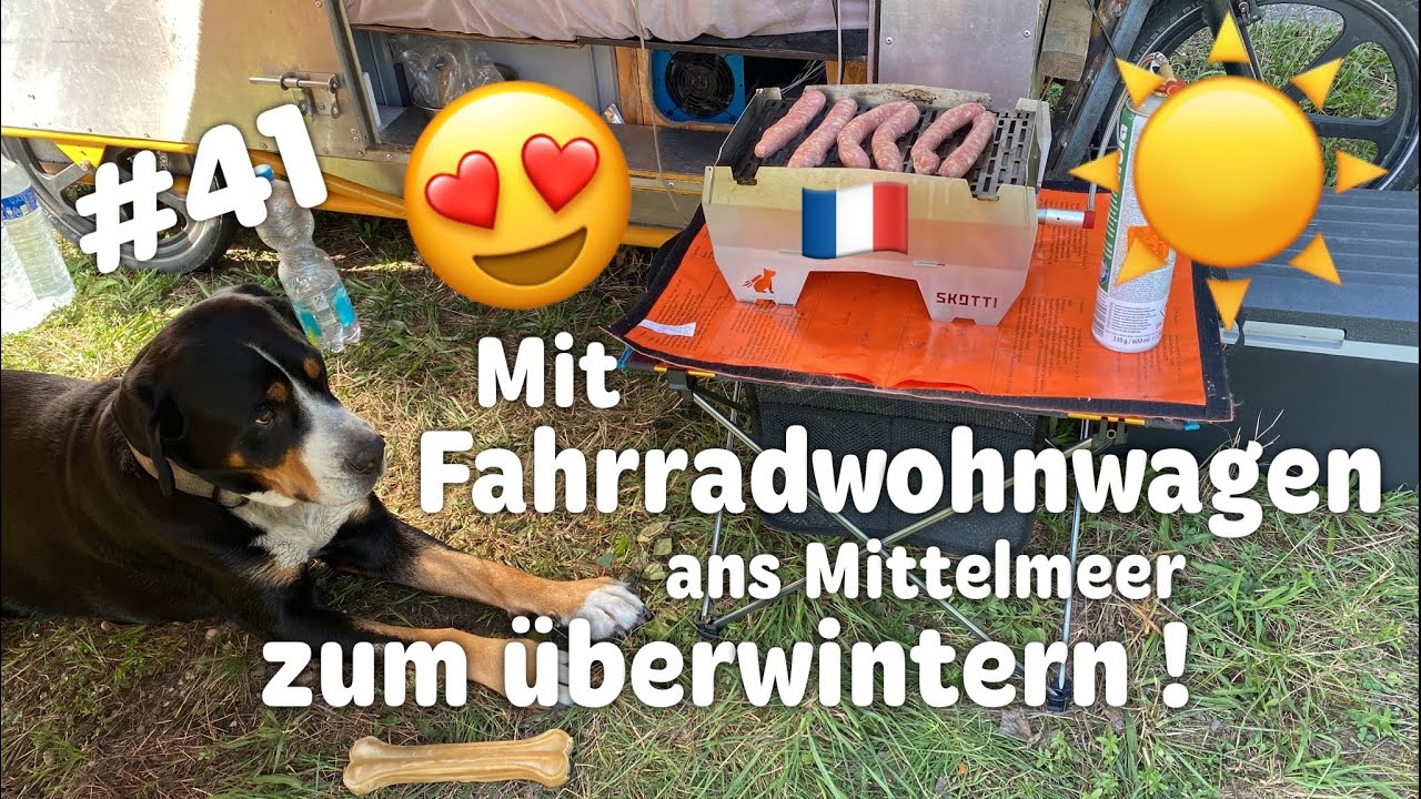 ‼️AFR. SCHWEINEPEST 🐗😱‼️an Rheinstränden‼️#41 Radreise Outdoor Frankreich Bikelife Bicycle Camper