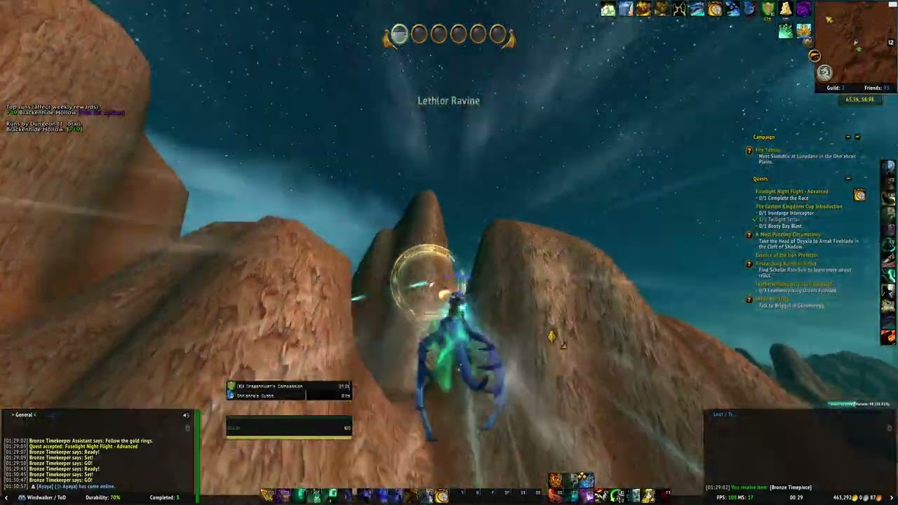 Eastern Kingdoms Racer: Fuselight Night Flight advanced