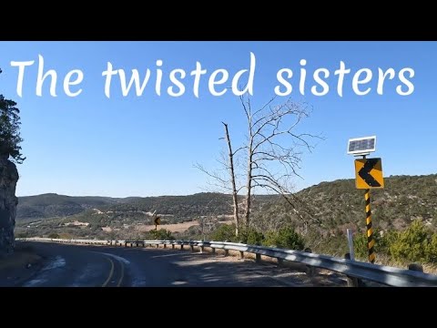 The Twisted Sisters Ranch Road 337 between Leaky and Vanderpool Texas