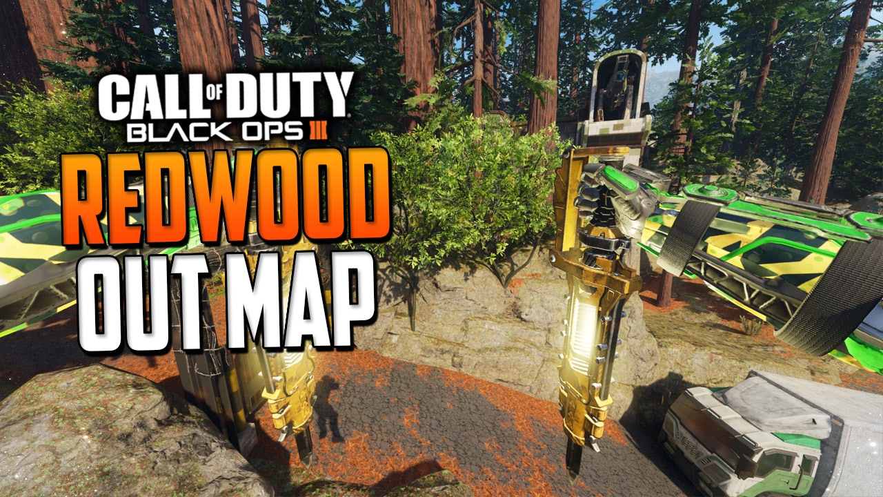 CoD Black Ops 3: Redwood Out Of Map Using Gravity Spikes (BLACK OPS 3 ...