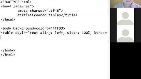CMM Crear tablas en HTML SEXTO insertar imágenes Parte 1