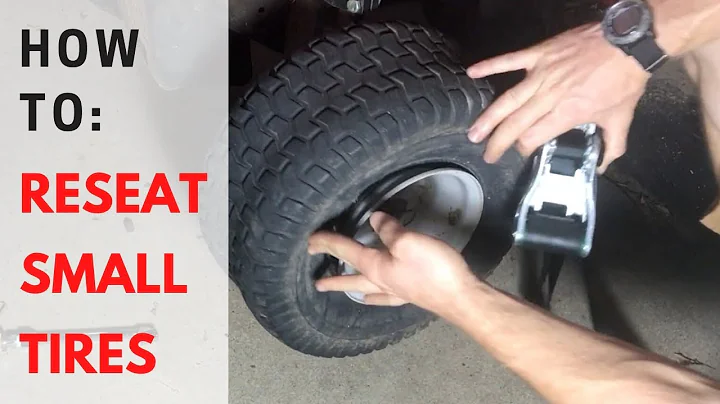 Easiest Way to Re-Seat Lawn Mower Tires