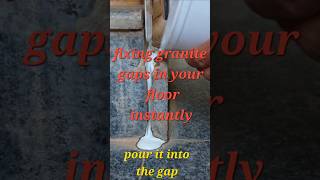 how to fix granite gap instantly in the floor | stairs
