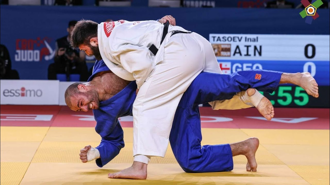 100 kg Inal TASOEV vs Guram TUSHISHVILI  European Judo Championships Seniors Individuals 2024