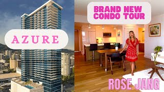 [Eng] Condo Tour of BRAND NEW AZURE in Hawaii! Corner unit with great location🏡