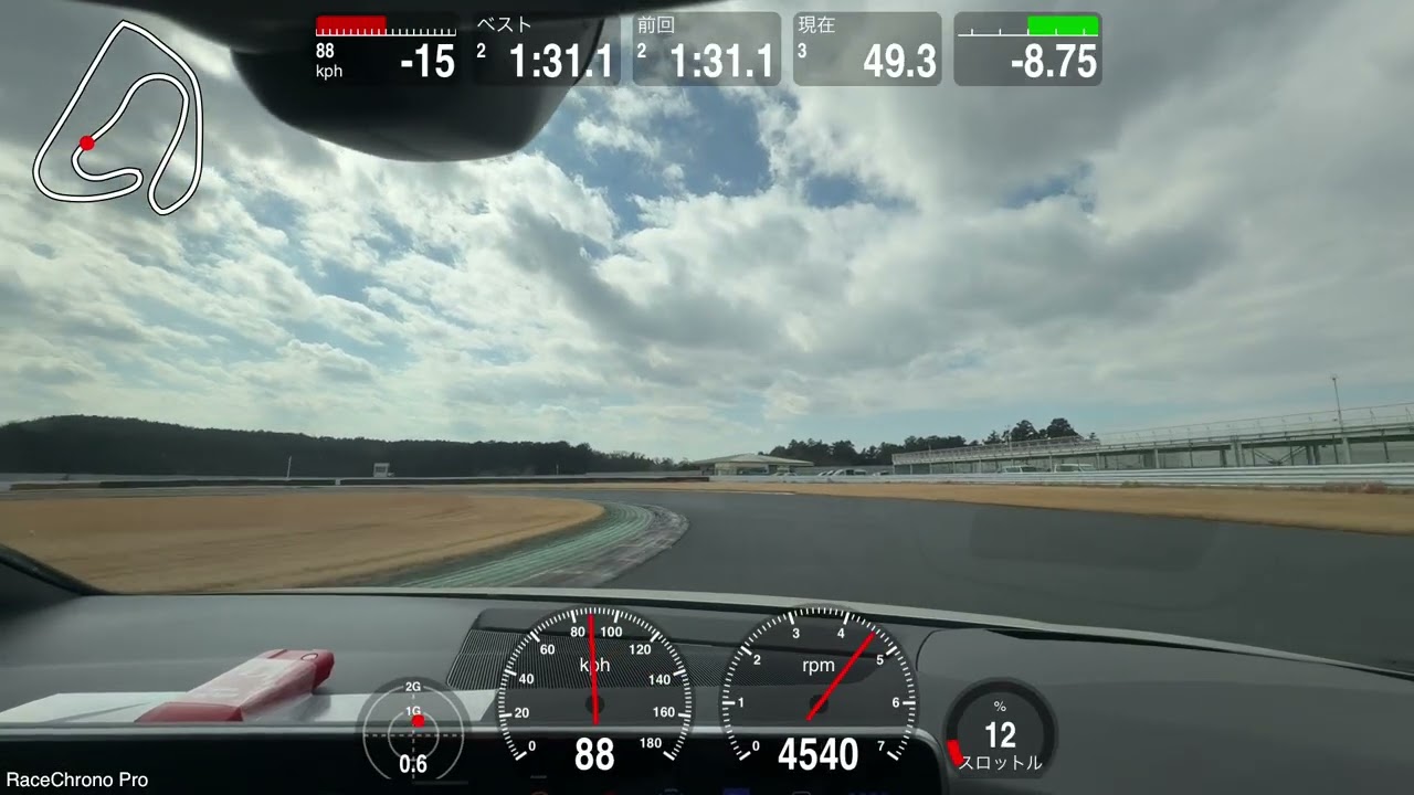 GOLF R MK8.5 RE71RS 袖ヶ浦 1:21:57