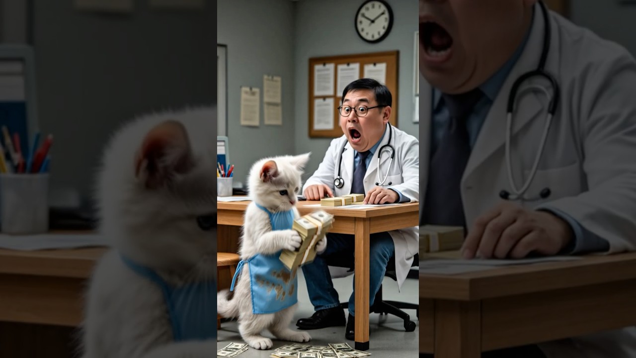 Even the smallest paws keep the kitchen running.🐈🐇