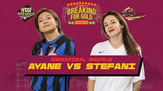 Ayane (Japan) vs Stefani (Ukraine) ► BGirls Semifinal ► BFG World Series Hong Kong 2023