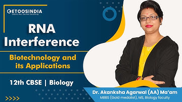 Biotechnology and its Applications | RNA Interference | Biology | 12th CBSE | AA Ma