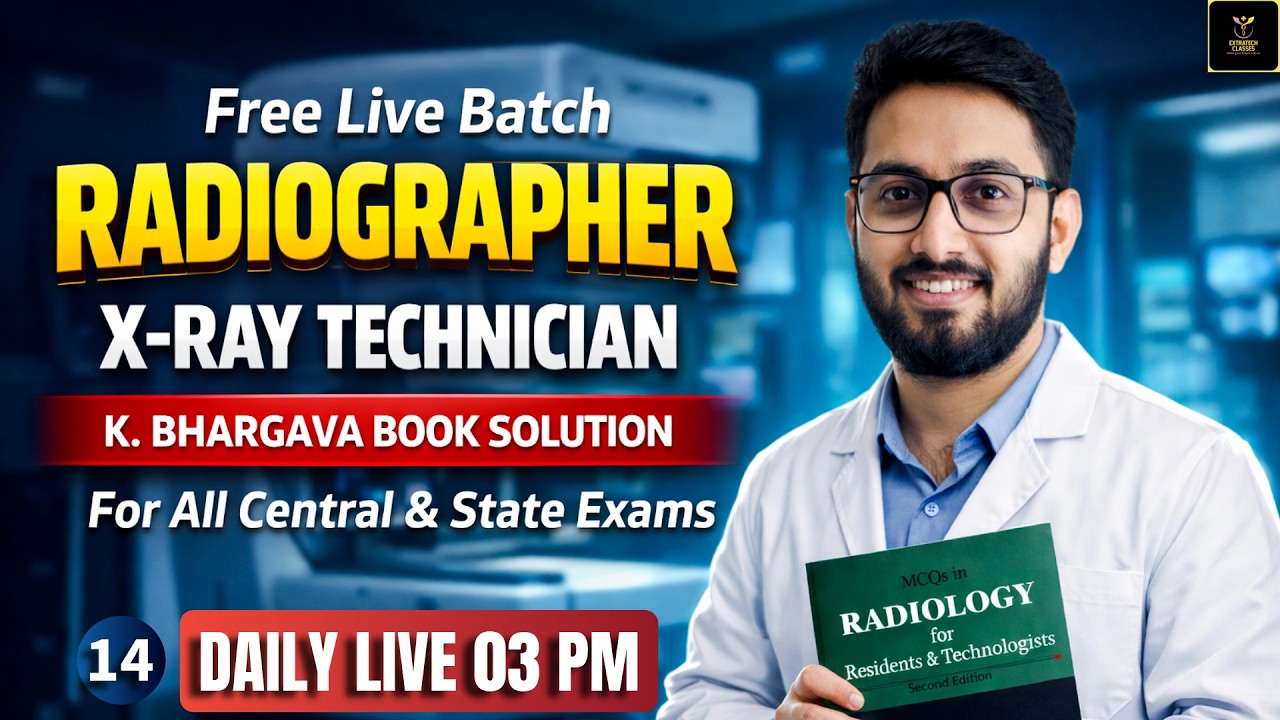 K Bhargava Book Solutions (2nd Edition) | Radiographer & X-Ray Technician Exams | Extratech classes