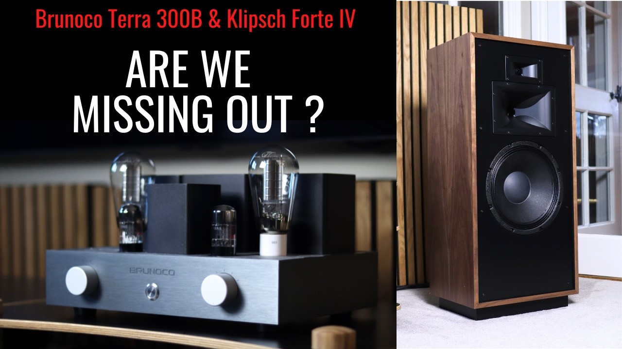 DOES THE VINTAGE APPROACH TO HIFI MAKE SENSE? Brunoco Terra 300B & Klipsch Forte IV Review