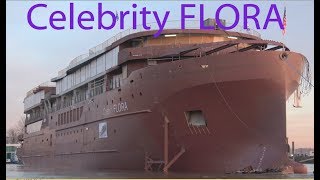 4K | Ship launch Celebrity FLORA | Amazing new Expedition Ship for Celebrity Cruises