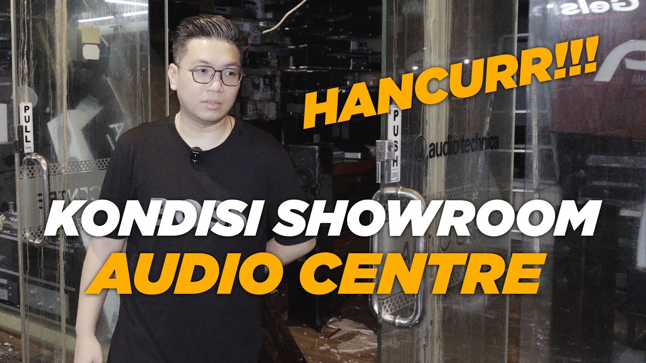 Kondisi Showroom Audio Centre Pasca Kebakaran Glodok Plaza.