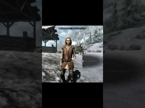 Уровень спокойствия - конюх из Skyrim