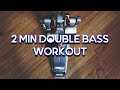 Double bass drum workout  90200bpm  beginner to advanced