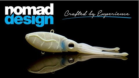 NOMAD DESIGN Saltwater Fishing Squid Vibe Scented Soft Lure SQUIDTREX