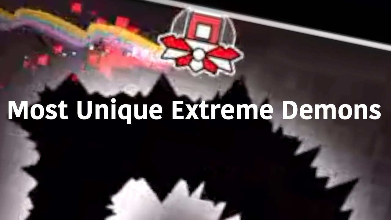 Top 10 Most Unique Extreme Demons in Geometry Dash - YouTube