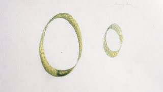 Italic Calligraphy Alphabet - Letter O