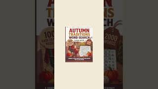 Cozy Autumn Word Search 🍂 | Large Print Puzzle Fun Boho Chic Winter Word Puzzle Printable A4