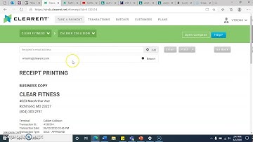 How to Email a Receipt Using the Virtual Terminal
