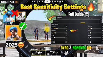 😱Scarfall 2.0 Best Sensitivity🤯 Settings Full Guide 2025 | Scarfall 2.0 Sensitivity Settings 2025 🔥