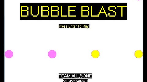 How To Make  C++ Graphical Game (Bubble Blast)  (Simplest Way)