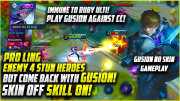 GUSION VS FULL COUNTER META HEROES! | IMMUNE TO RUBY ULTI | Gusion Rank Gameplay | Mobile Legends