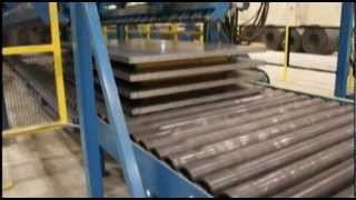Red Bud Industries Heavy Gauge Cut-To-Length Lines High Speed Drop Stacker With Scrap Puller